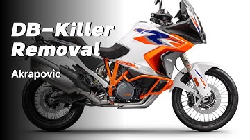 2023 KTM 1290 Super Adventure R/S Akrapovic DB-Killer Removal: Step-by-Step Guide