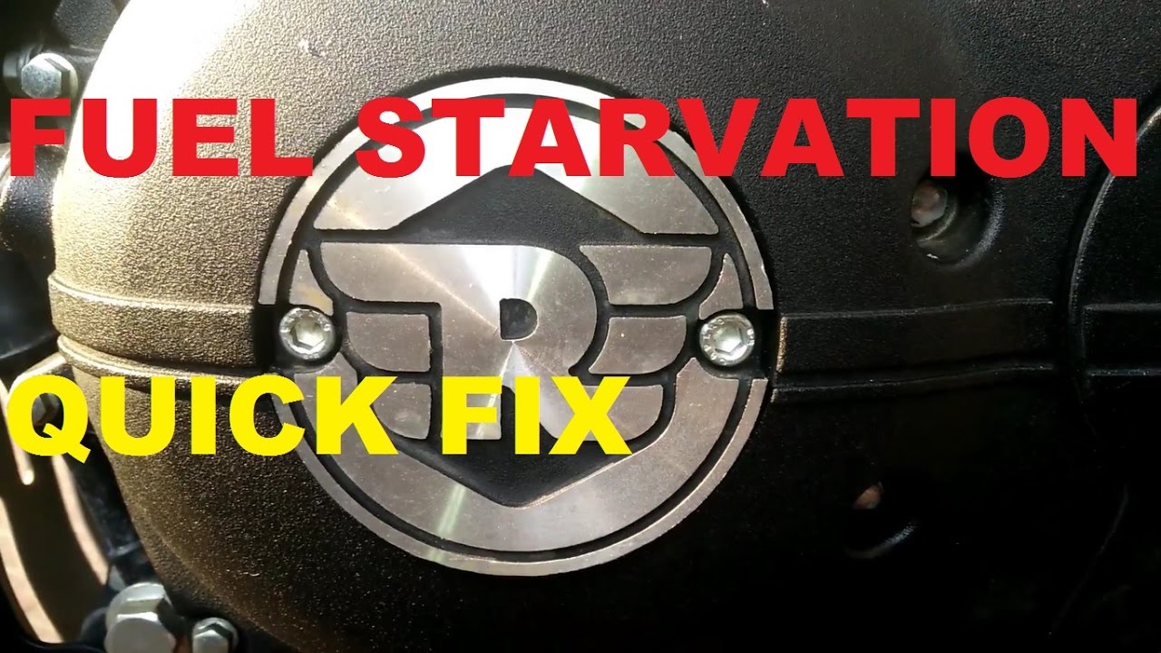 DIY Royal Enfield Himalayan Fuel Starvation Quick Fix YouTube