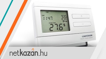 Computherm Q7RF Q8RF - A termosztát programozása - Netkazán Webáruház