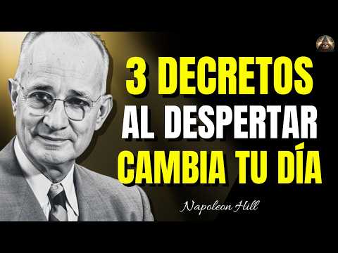 🔴Repite Estos 3 Decretos Cada Mañana y Todo Cambiará | Napoleon Hill
