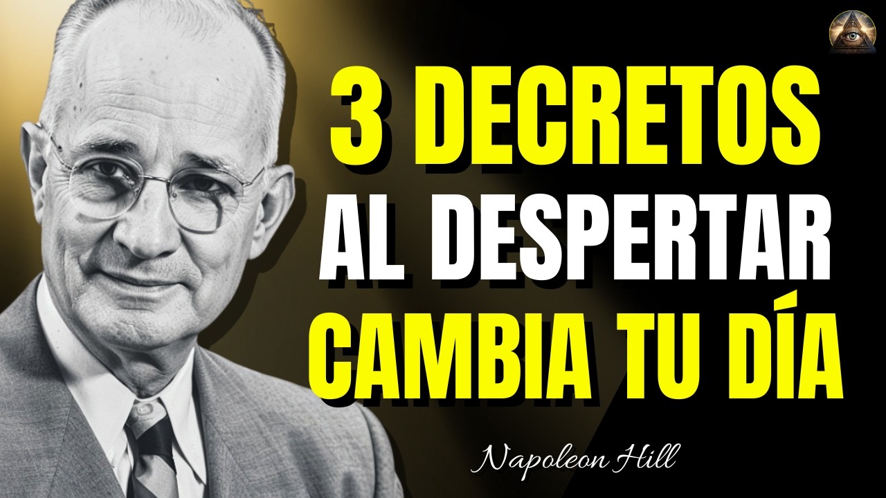 🔴Repite Estos 3 Decretos Cada Mañana y Todo Cambiará | Napoleon Hill