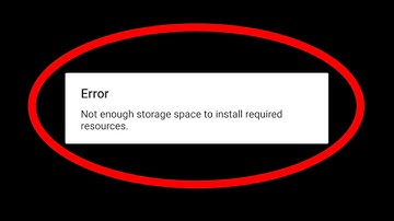 How To Fix Not Enough storage space to install required resources Problem Solve