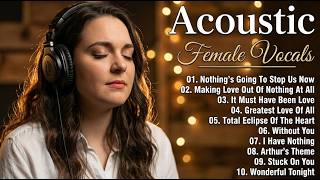 Timeless Love Songs 70s 80s 90s ❤️ Acoustic Female Covers – Wonderful Tonight, Goodbye, Heaven