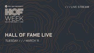 Hall of Fame Live Tuesday, March 11 | Full Sail University
Enjoy non-stop coverage of Hall of Fame week at Full Sail University! Were broadcasting live from campus all day, giving you a look at all the activity happening during Hall of Fame - events, live panels, exclusive interviews with Hall of Fame inductees and special guests, and more.
For more information about Full Sail University visit our site: https://www.fullsail.edu/
Subscribe to Full Sails YouTube channel and never miss a video: https://www.youtube.com/@fullsailuniversity?sub_confirmation=1
CONNECT WITH US
Facebook - https://www.facebook.com/FullSailUniversity
Instagram - https://www.instagram.com/fullsail
Linkedin - https://www.linkedin.com/school/full-sail-university
Pinterest - https://www.pinterest.com/fullsail
Snapchat - https://www.snapchat.com/add/fullsailsnaps
TikTok - https://www.tiktok.com/@fullsail
X/Twitter - https://twitter.com/fullsail
From Oscar and GRAMMY-winners, to animators, to creative directors and entrepreneurs, our Hall of Fame alumni have made significant contributions to their industries – as well as the Full Sail community. Every year, we celebrate their accomplishments through a weeklong event complete with educational panels, entertainment, and more.
Located in Winter Park, Florida, Full Sail University offers academic certificates, undergraduate programs, and graduate programs designed for the world of entertainment media and emerging technologies. Full Sail’s creative approach to education provides an immersive, fast-paced, and relevant learning experience that mirrors the workflow and collaboration found throughout today’s rapidly evolving industries.
#fullsailuniversity #fullsail #fullsailhof Hall of Fame Live Tuesday, March 11 | Full Sail University