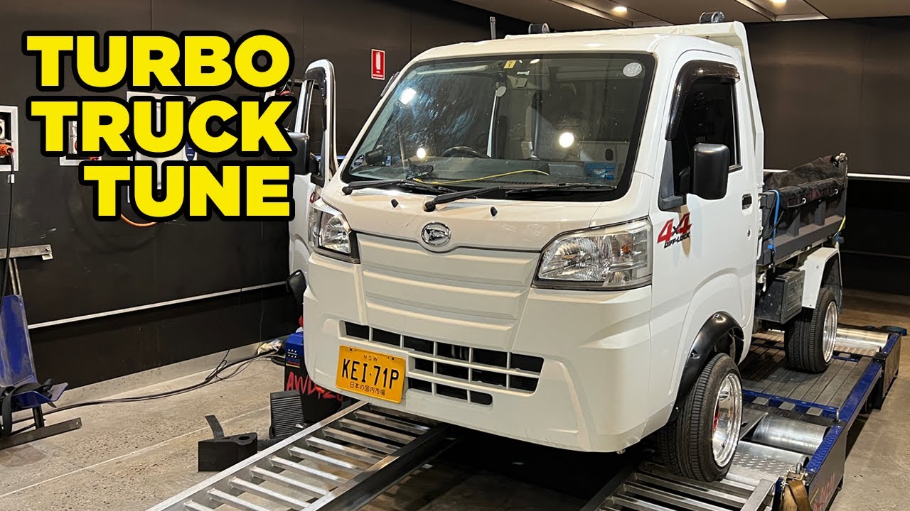 Turbo Kei Truck on the Dyno ready to go bush