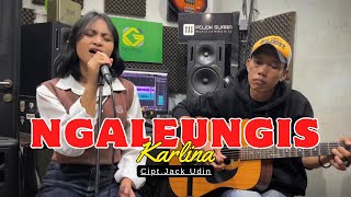 NGALEUNGIS - ABIEL JATNIKA (LIVE COVER KARLINA) POJOK SUARA VERSI AKUSTIK