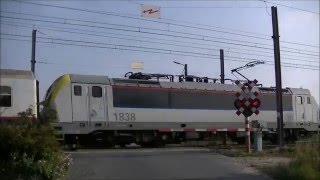 Spoorwegovergangrr-Crossing Wervik, Kouterstraat, B