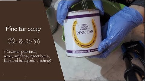 Making a Pine tar soap easy-easy !
