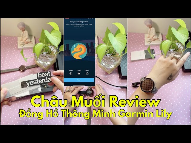 REVIEW ĐỒNG HỒ THÔNG MINH GARMIN LILY: CỰC THỜI TRANG VÀ TIỆN LỢI