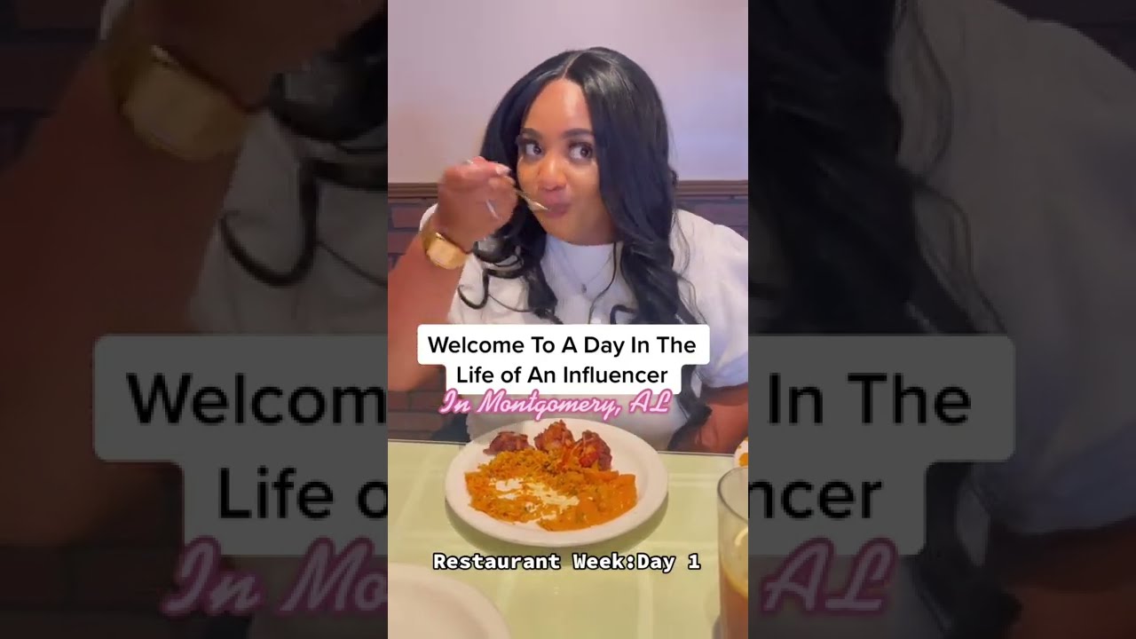 Restaurant Week In Montgomery Alabama! (Best places to eat in Alabama) youtubeshorts shorts