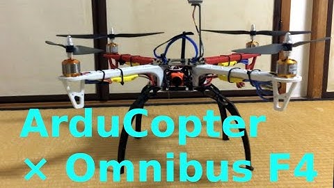 ArduCopter on an Omnibus f4 pro