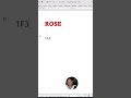 Rose design in MS word #shortsfeed #mstechtricks