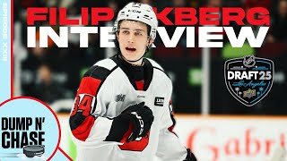 Filip Ekberg Interview: 2025 NHL Draft, Scouting Report, Ottawa, Carolina Hurricanes | Dump N' Chase