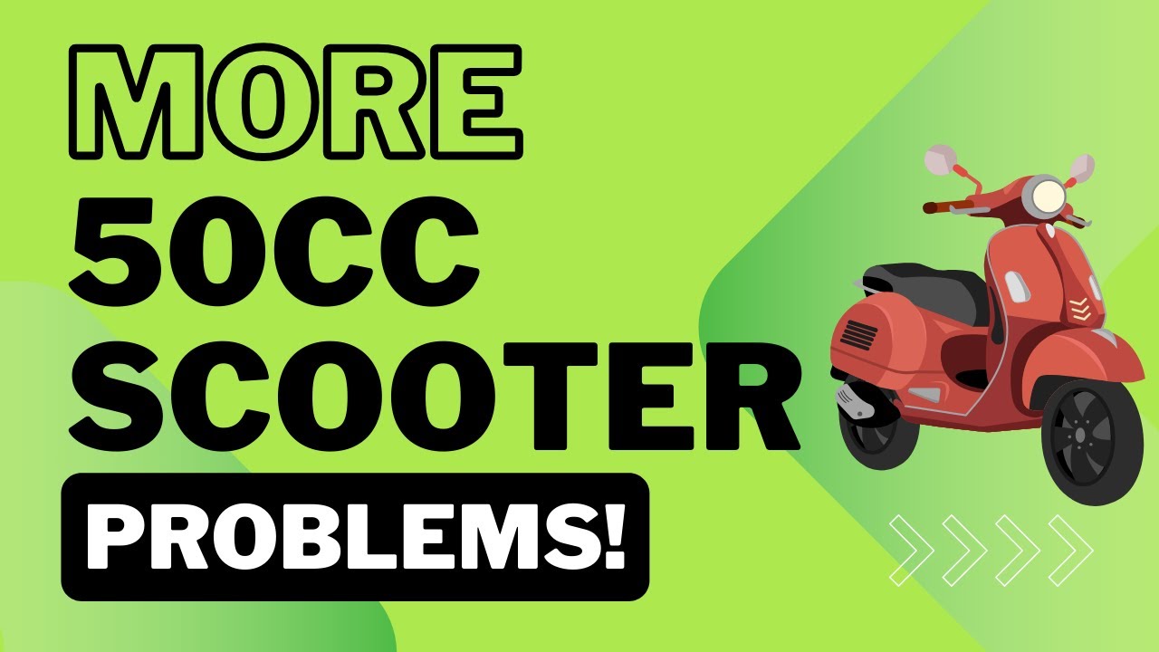 50cc SCOOTER Kickstart Issues YouTube