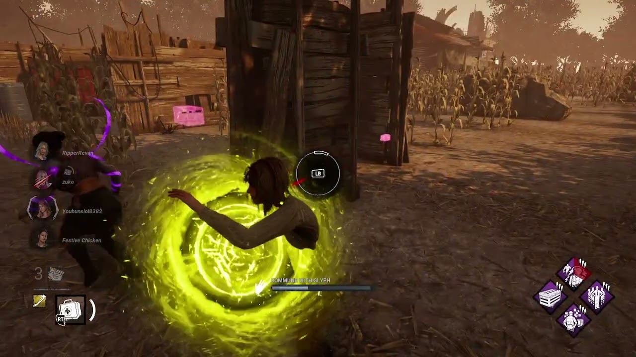 Commune with yellow Glyph sound effect DBD