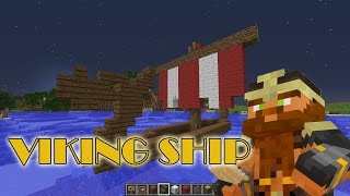 HOW TO BUILD A VIKING SHIP! | Minecraft Tutorial