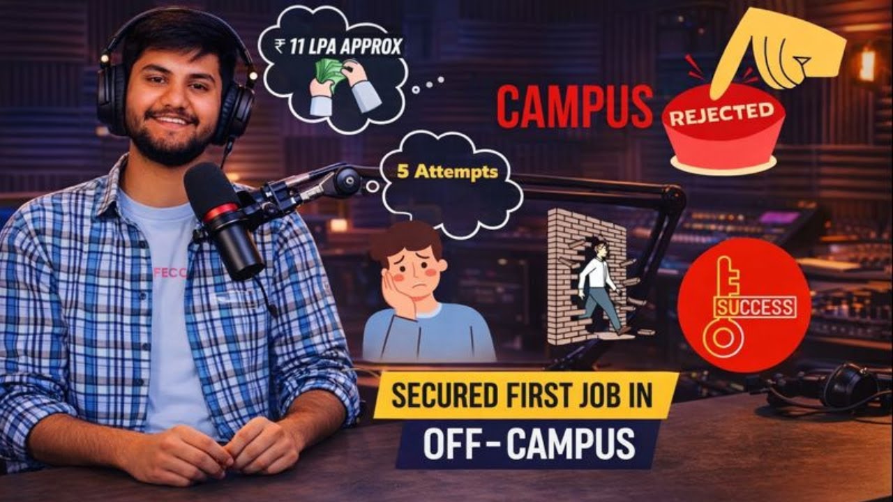 CMA Job Without Campus Placement | Off-Campus Motivation Story | CMA Gaurav Shukla |