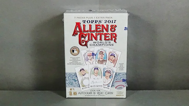 2017 Topps Allen & Ginter Baseball Blaster Box Break!