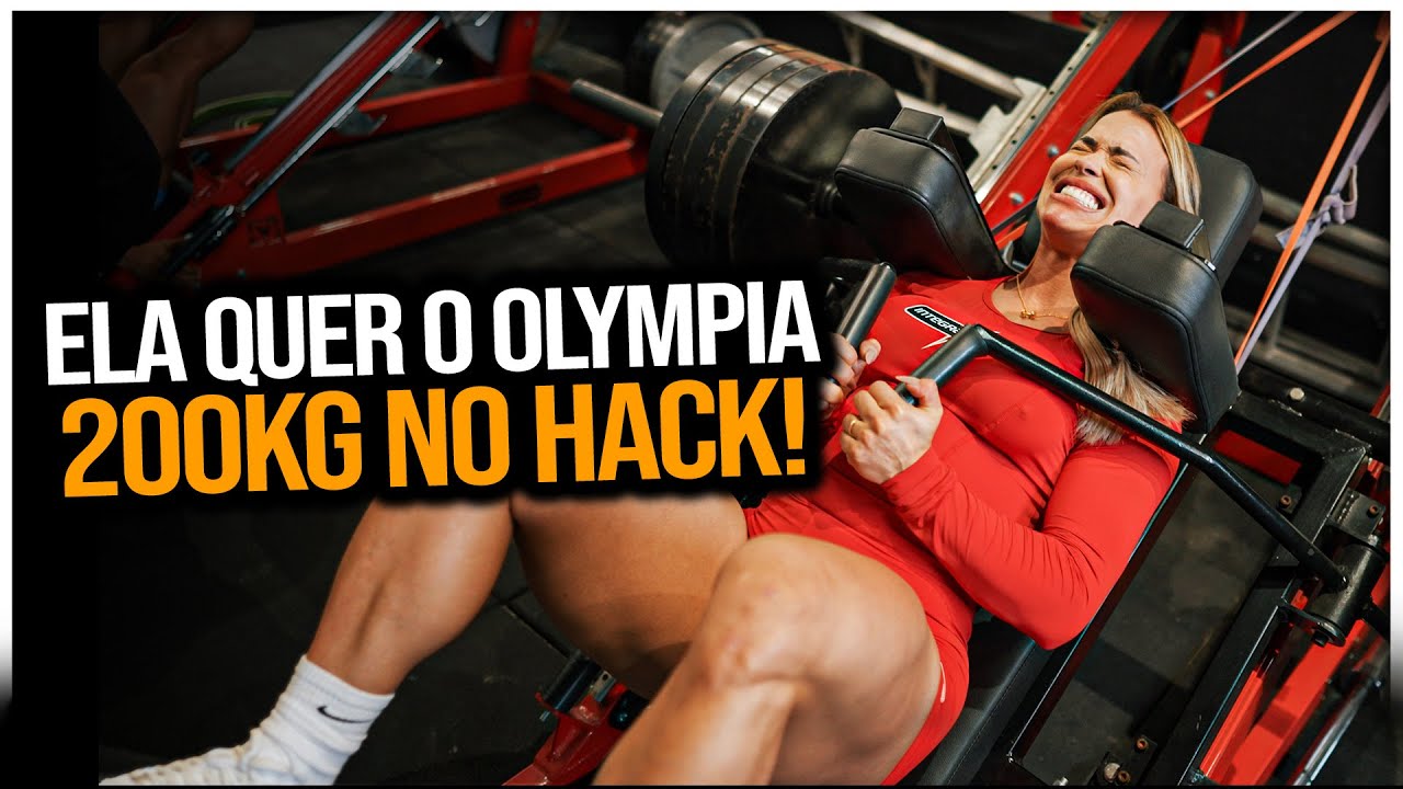 EDUARDA BEZERRA QUER BUSCAR O TÍTULO DO OLYMPIA!! | *200kg no hack*