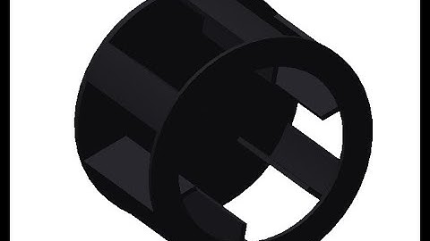 PTC - Creo Tutorial : Engine Blower Part Model - Impeller Part Model
