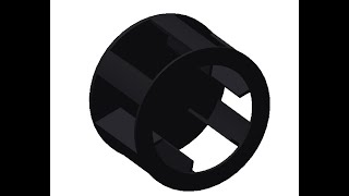 PTC - Creo Tutorial : Engine Blower Part Model - Impeller Part Model