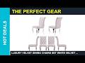 Luxury Velvet Dining Chairs Set White Velvet Dining Chairs Set of 6 Modern Guide