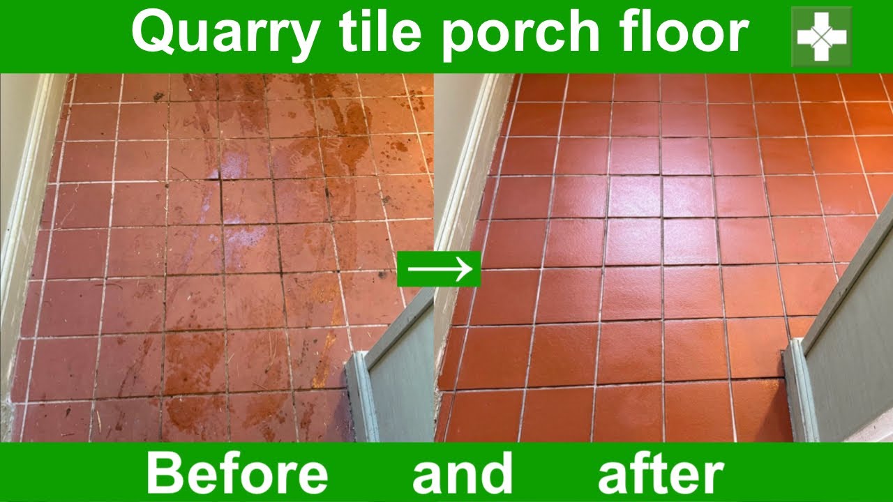 Removing Grout Haze off Quarry Tiles near carnforth 