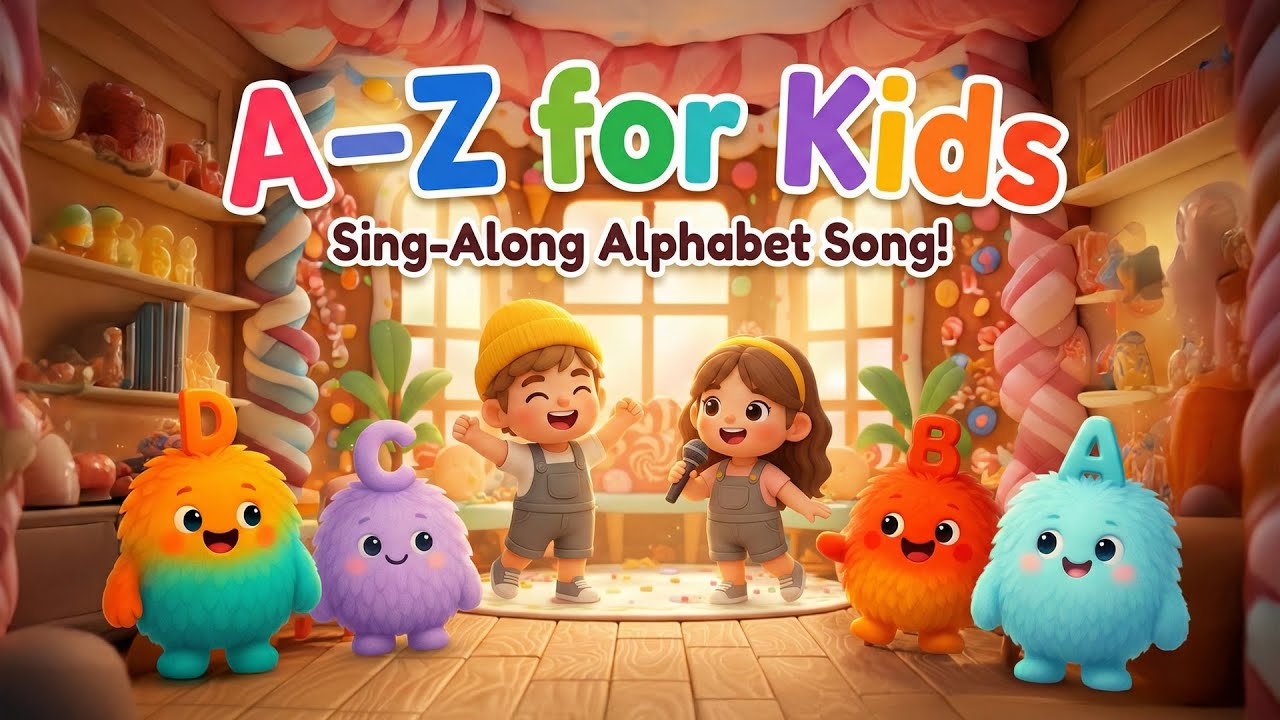 ABC Alphabet Song for Kids | A to Z Learning with Cute Characters ...