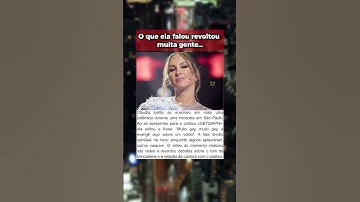 Thumbnail of Claudia Leitte faz comentário polêmico em show e reação do público surpreende!