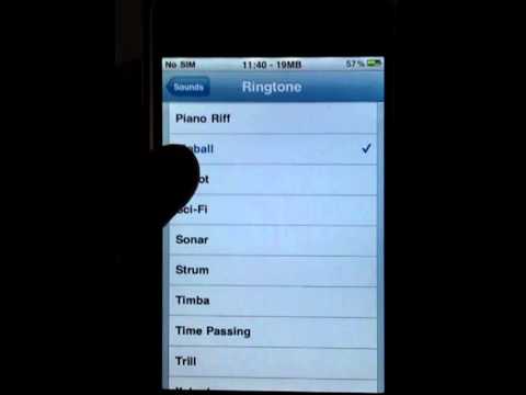 iPhone default ringtones - YouTube