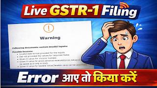 GSTR-1 Filing Live Demo | Complete Process + Error Fix (2026)