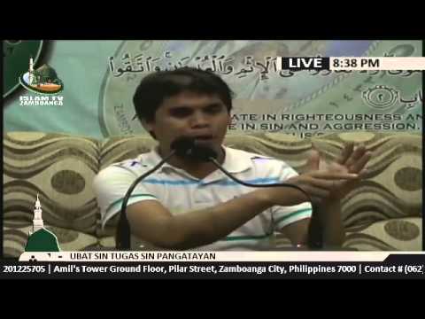 Ubat Sin Tugas Sin Pangatayan Lecture By Sheikh Sami Sali Tausug