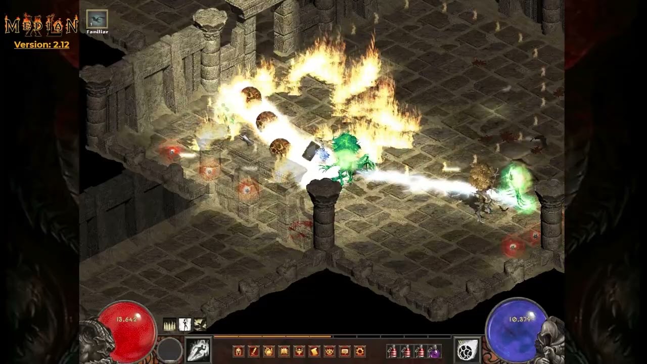 [D2 Mxl] - Fire sorc #74 - Dimensional Labyrinth 7 (lab)