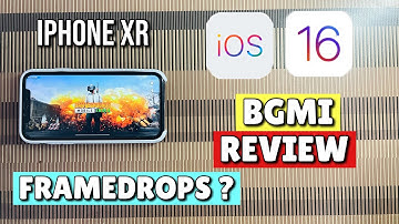 iPhone XR iOS 16 BGMI Review🔥|Framedrops?*Must Watch*