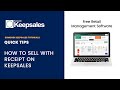 Sumundi keepsales tutorials p29 how to sell with receipt on keepsales