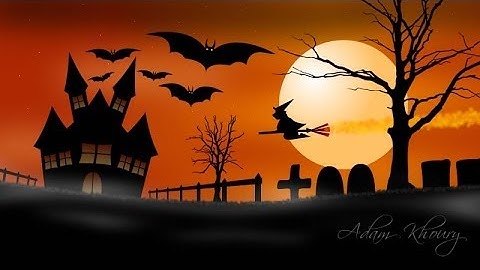 Graphic Design Tutorial - Halloween Scene In Fireworks