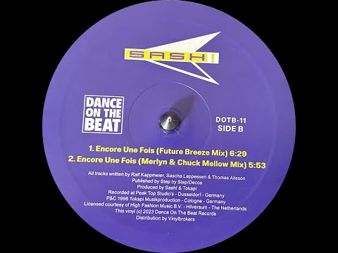 Sash! — Sash! - Encore Une Fois (Future Breeze Mix) (1996)