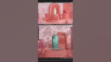 A quick tutorial of my creative process 🌈✨full animation in my profile  #blenderartist #3dartist #