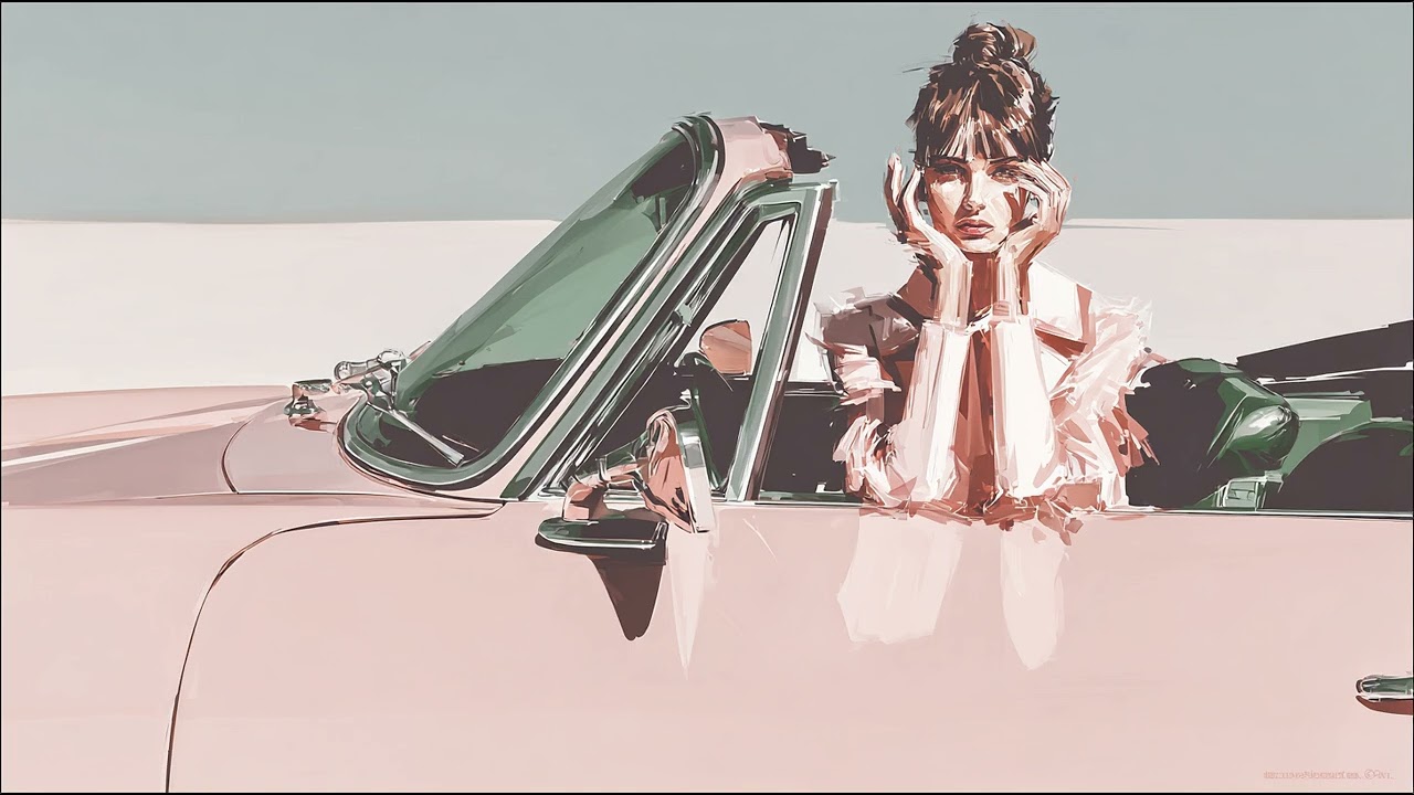 Nostalgic Late Night Drive 4 Hours - Chill Synthwave Ambient Focus Relax