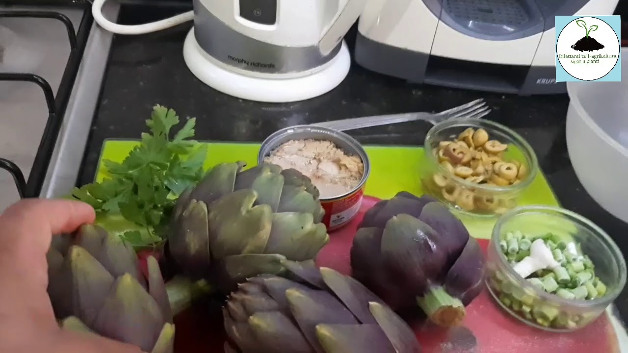 Qaqoċċ mimli (globe artichoke)