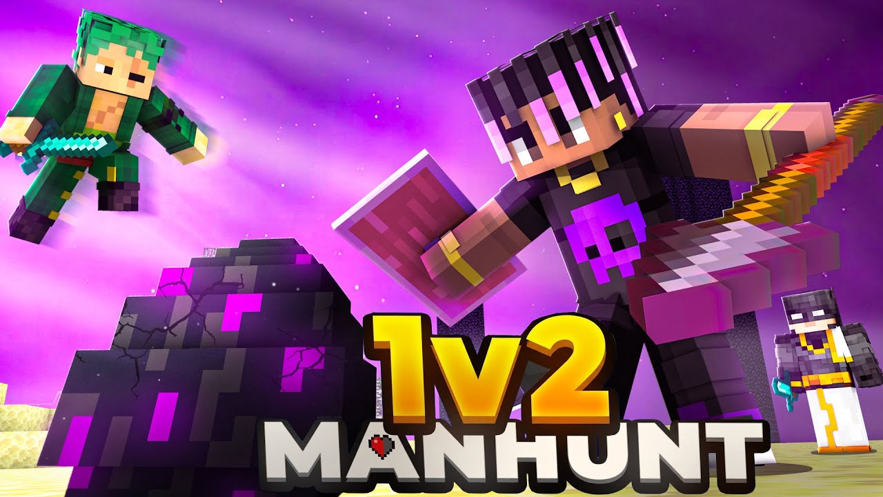 MINECRAFT SPEEDRUNNER VS 2 HUNTERS 😱