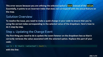 How to Zoom to Feature Selected in a Dropdown Box on Your Map Using OpenLayers
