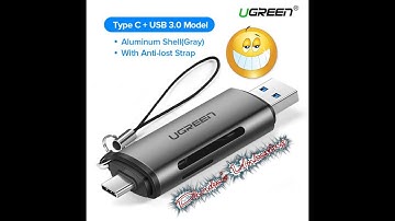 Unboxing Ugreen USB-C/USB-A Card Reader | UGREEN USB 3.0 Type C Micro SD Card Adapter