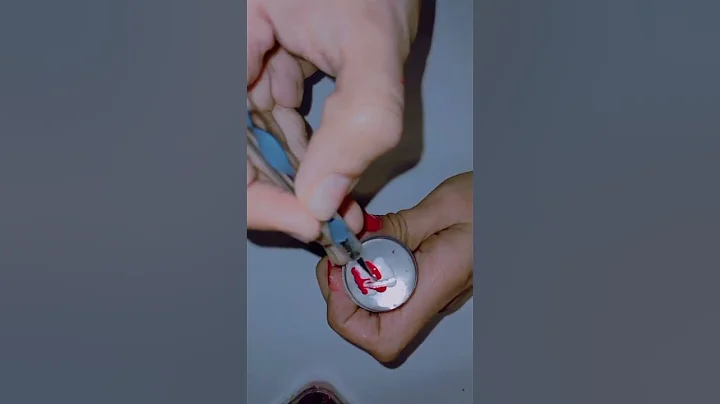 How to make nail art at home #shorts #youtubeshorts #viralshorts #nailart