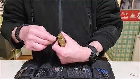 Single Pin Picking Abus 82-90mm Large Brass Shutter Padlock