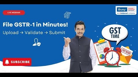 BUSY Makes GSTR-1 Filing Effortless ⚡ From Upload to Final Submit | GST Return Made Easy