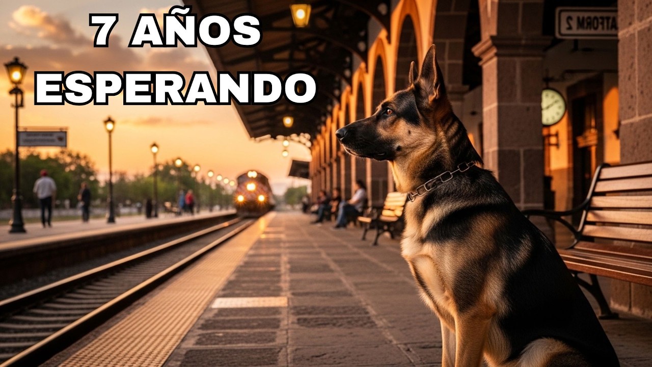 Perro Esperó 7 AÑOS en Estación de Trenes...  Una Noche a Las 6:15 Dejó a TODOS Sin Palabras