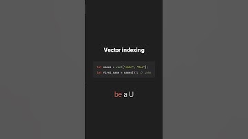 Vectors - Rust Programming #shorts #rustlang