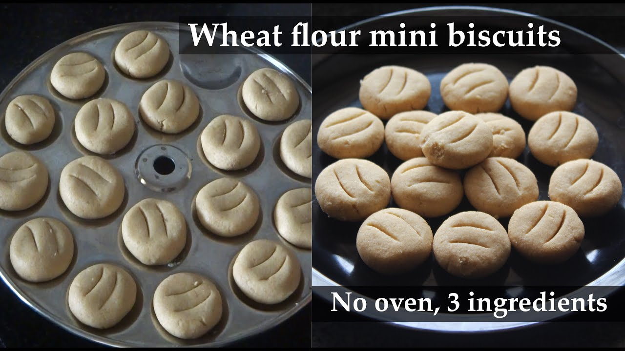 ಓವೆನ್ ಇಲ್ಲದೆ ಗೋಧಿ ಹಿಟ್ಟಿನ ಬಿಸ್ಕೆಟ್ Benne (butter) biscuit recipe