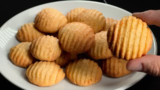 Do you have butter and egg? Make these soft cookies! Quick and easy recipe!